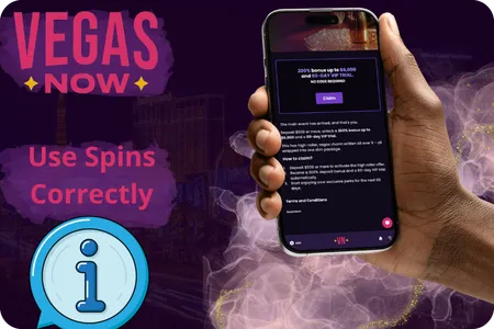 VegasNow bonus usage guide